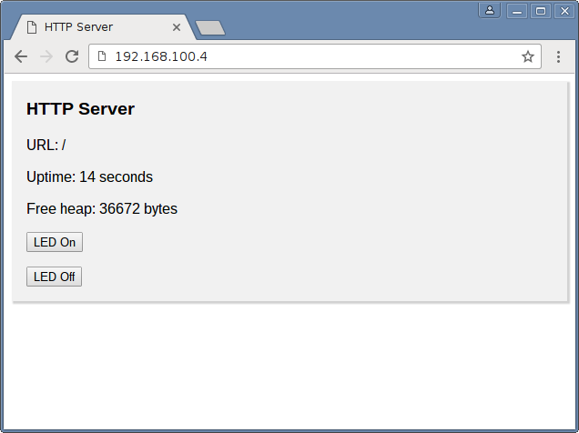 Simple HTTP server